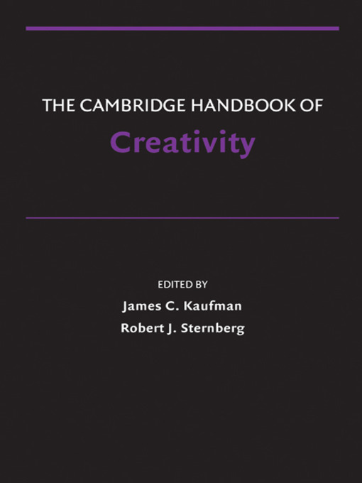 The Cambridge Handbook of Creativity (eBook)
